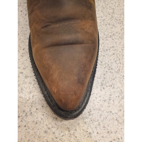 Harley Davidson Brown Harness Womens Biker Boots 7 1/2M Vintage Oil Resistance - Picture 2 of 16